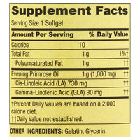 Spring Valley Evening Primrose Oil Women's Health Dietary Supplement Softgels, 1000 mg, 75 Count EasyOptionXY LLC