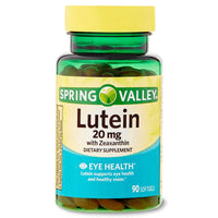 Spring Valley Lutein with Zeaxnthin Dietary Supplements, 20 mg, 90 Count EasyOptionXY LLC