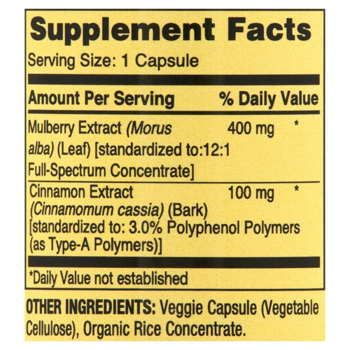 Spring Valley Blood Sugar Support Dietary Supplement Vegetarian Capsules, 30 Count EasyOptionXY LLC