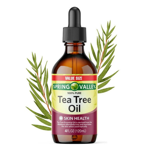 Spring Valley 100% Pure Tea Tree Oil for Skin Health, Liquid Supplement, 4 fl oz EasyOptionXY LLC