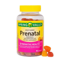 Spring Valley Prenatal Multivitamin Gummies with DHA and Folic Acid, 90 Count EasyOptionXY LLC