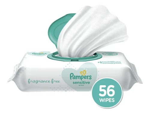 Pampers Sensitive Baby Wipes; Pop-Top Character; 56 Count EasyOptionXY LLC