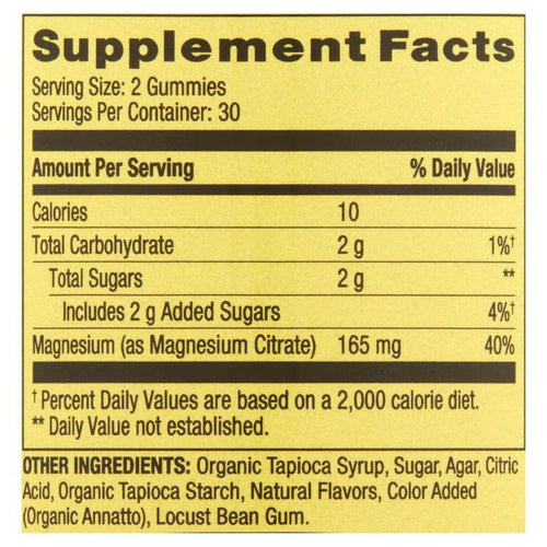 Spring Valley Bone and Muscle Magnesium Supplement Gummies, Orange, 165 mg, 60 Count EasyOptionXY LLC