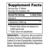Spring Valley L-Glutamine Tablets Dietary Supplements, 500 mg, 100 Count EasyOptionXY LLC
