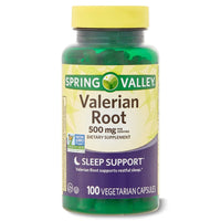 Spring Valley Valerian Root Capsules, 500 mg, 100 Count EasyOptionXY LLC