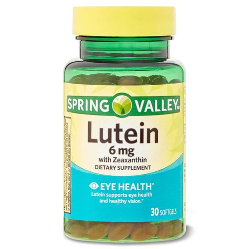 Spring Valley Lutein with Zeaxanthin Dietary Supplement, 6 mg, 30 count EasyOptionXY LLC