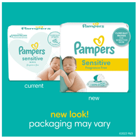 Pampers Baby Wipes Sensitive Perfume Free 3X Pop-Top Packs 168 Count EasyOptionXY LLC