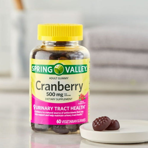 Spring Valley Cranberry Gummies Dietary Supplement, 500 mg, 60 Count EasyOptionXY LLC