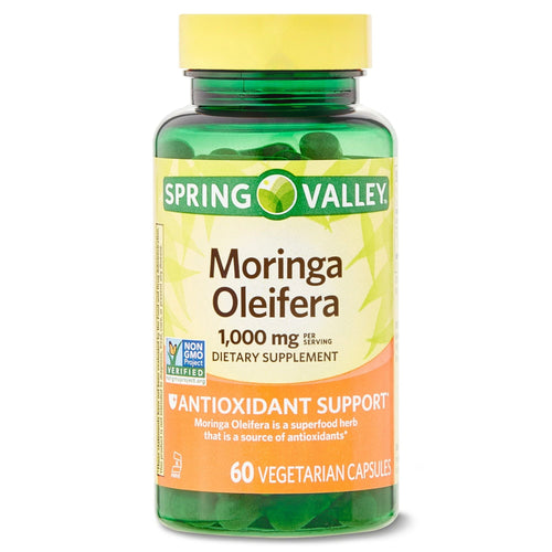 Spring Valley Moringa Oleifera, Dietary Supplement, Capsule, 1,000 mg, 60 Count EasyOptionXY LLC
