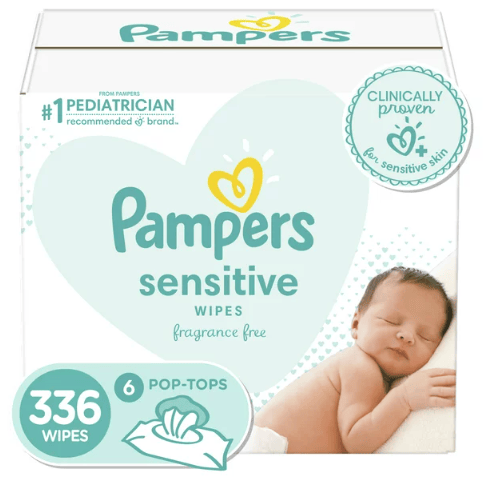 Pampers Sensitive Baby Wipes; Pop-Top Character; 336 Count EasyOptionXY LLC