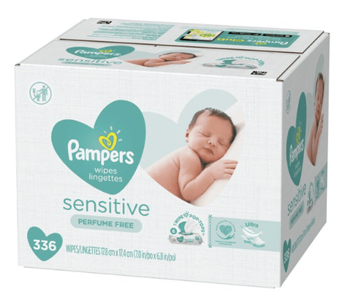 Pampers Sensitive Baby Wipes; Pop-Top Character; 336 Count EasyOptionXY LLC