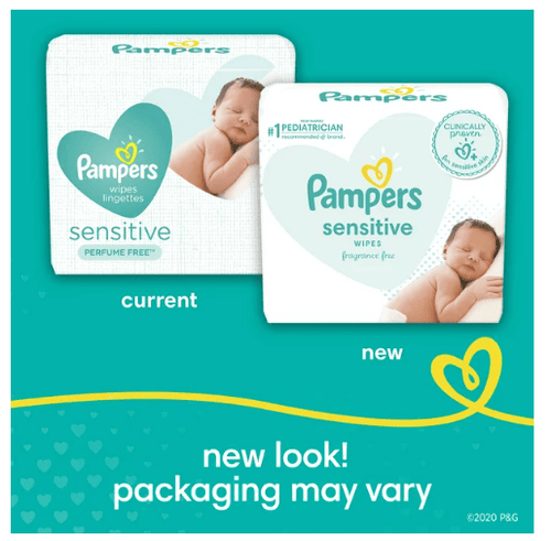 Pampers Sensitive Baby Wipes; Pop-Top Character; 336 Count EasyOptionXY LLC