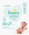 Pampers Sensitive Baby Wipes; Pop-Top Character; 504 Count EasyOptionXY LLC