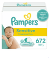 Pampers Baby Wipes Sensitive Perfume Free 12X Pop-Top Packs 672 Count EasyOptionXY LLC