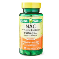 Spring Valley NAC Vegetarian Capsules, 1000mg, 60 Count EasyOptionXY LLC