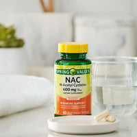 Spring Valley NAC Vegetarian Capsules, 1000mg, 60 Count EasyOptionXY LLC