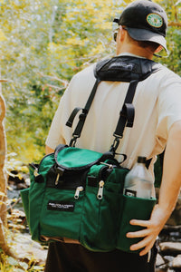 Revolution Mini Deluxe V3 Disc Golf Bag - Brilliant Rose Gotta Go Gotta Throw