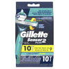 Gillette Sensor2 Plus Pivoting Head Men's Disposable Razors, Blue, 10 Count EasyOptionXY LLC
