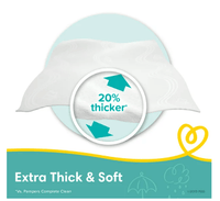 Pampers Sensitive Baby Wipes; Refill Character; 864 Count EasyOptionXY LLC