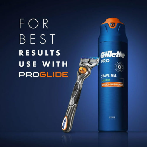 Gillette Pro Shaving Gel for Men, Fragrance Free, Twin Pack, 14 oz EasyOptionXY LLC