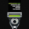 Gillette Labs Men's Razor Blade Refills with Exfoliating Bar, Green, 9 Refills EasyOptionXY LLC