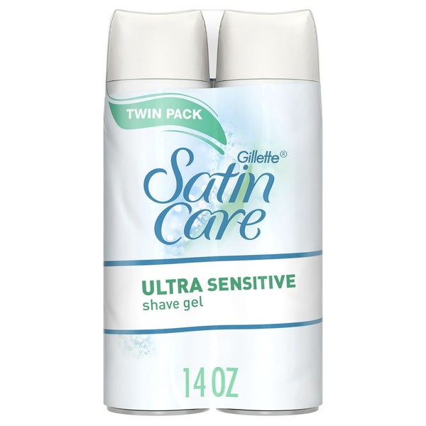 Gillette Satin Care Ultra Sensitive Women's Shave Gel, Fragrance Free, 14 oz EasyOptionXY LLC