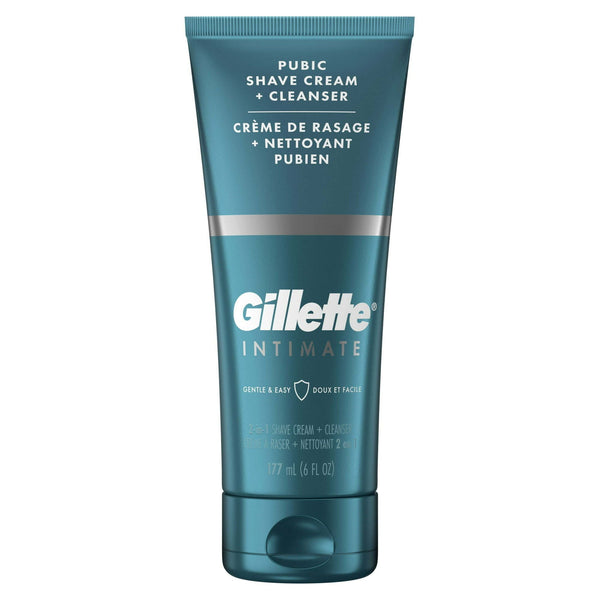 Gillette Male Intimate 2-in-1 Pubic Shave Cream and Cleanser, 6 oz EasyOptionXY LLC