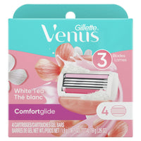 Gillette Venus Comfort Glide White Tea Women's Razor Blade Refills, 4 Count EasyOptionXY LLC