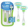 Gillette Venus Extra Smooth Green Disposable Women's Razors, 2 Count EasyOptionXY LLC