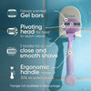 Gillette Venus ComfortGlide Freesia Women's Razor Handle + 2 Blade Refills, Purple EasyOptionXY LLC
