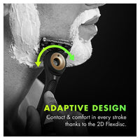 Gillette Labs with Exfoliating Bar Men's Razor Gold Edition, 3 Razor Blade Refills & Magnetic Stand EasyOptionXY LLC