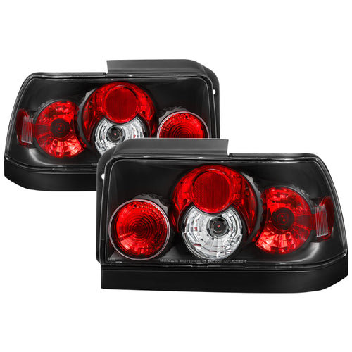 Spyder Toyota Corolla 93-97 Euro Style Tail Lights Black ALT-YD-TC93-BK OffRoadUSA.com
