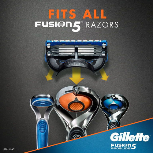 Gillette Fusion5 ProGlide Men's Razor Blades 12 Refills EasyOptionXY LLC
