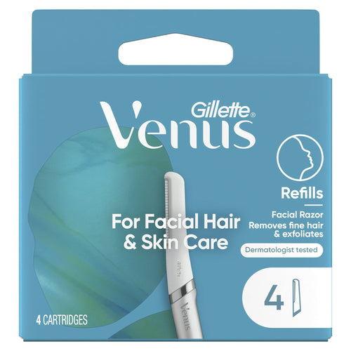 Gillette Venus Female Dermaplaning Razor Replacement Heads, 4 Refills EasyOptionXY LLC