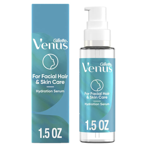 Gillette Venus Facial Hydration Liquid Serum with a Touch of Hyaluronic Acid, 1.5 oz Bottle EasyOptionXY LLC