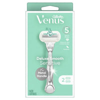 Venus Deluxe Smooth Sensitive Women's Razor Handle + 2 Blade Refills EasyOptionXY LLC