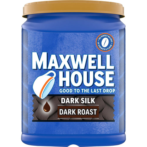 Maxwell House Dark Silk Dark Roast Ground Coffee, 37.7 oz Canister EasyOptionXY LLC
