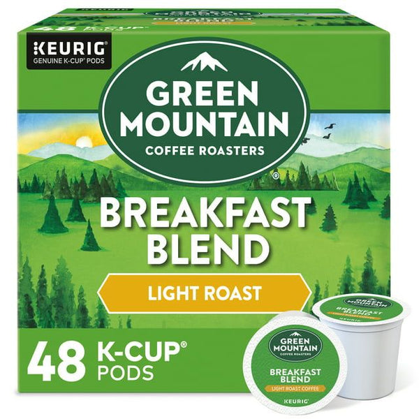 Green Mountain Coffee Roasters, Breakfast Blend Light Roast K-Cup Coffee Pods, 48 Count EasyOptionXY LLC
