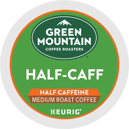 Green Mountain Coffee Roasters Half Caff Coffee, Keurig Single-Serve K-Cup pods, Medium Roast, 24 Count EasyOptionXY LLC