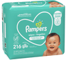 Pampers Baby Wipes; Fragrance Free; 216 Count EasyOptionXY LLC