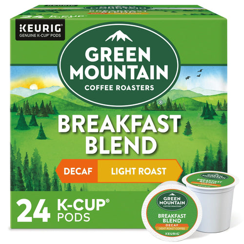 Green Mountain Coffee Roasters, Decaf Breakfast Blend Light Roast K-Cup Coffee Pods, 24 Count EasyOptionXY LLC