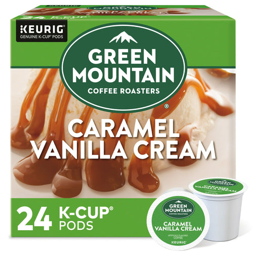 Green Mountain Coffee Roasters, Caramel Vanilla Cream Flavored K-Cup Coffee Pods, 24 Count EasyOptionXY LLC