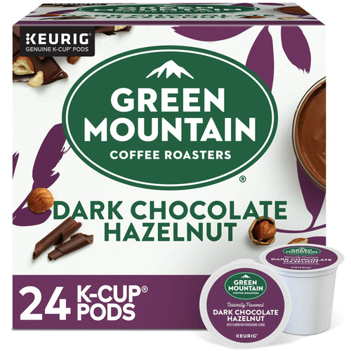 Green Mountain Coffee Roasters Dark Chocolate Hazelnut Coffee, Keurig Single Serve K-Cup Pods, 24 Count EasyOptionXY LLC