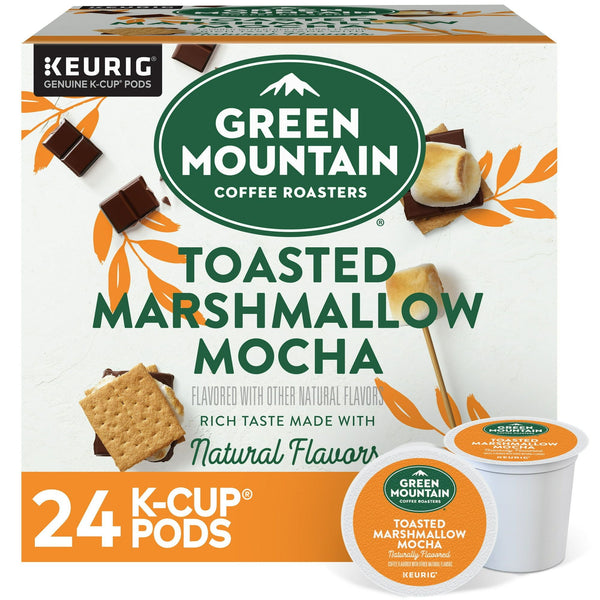 Green Mountain Coffee Roasters Toasted Marshmallow Mocha Keurig Single-Serve K-Cup Pods, Light Roast Coffee, 24 Count EasyOptionXY LLC
