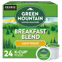 Green Mountain Coffee Breakfast Blend K-Cup Pods, Light Roast, 24 Count for Keurig Brewers EasyOptionXY LLC