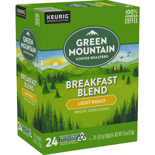 Green Mountain Coffee Breakfast Blend K-Cup Pods, Light Roast, 24 Count for Keurig Brewers EasyOptionXY LLC