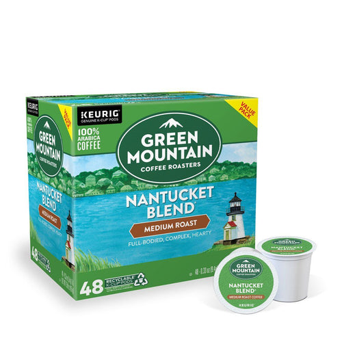 Green Mountain Coffee Roasters Nantucket Blend Keurig Single-Serve K-Cup Pods, Medium Roast Coffee, 48 Count EasyOptionXY LLC