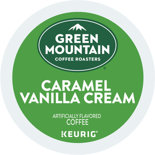 Green Mountain Coffee Caramel Vanilla Cream Keurig Single-Serve K-Cup pods, Light Roast Coffee, 48 Count EasyOptionXY LLC