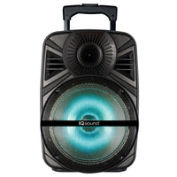 IQ Sound 12" Portable Bluetooth Speaker with True Wireless Technology