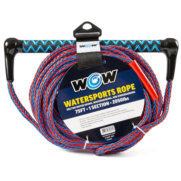 WOW Watersports 75ft Watersports Tow Rope with EVA Handle Jupiter Gear